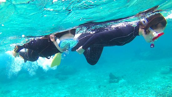 最初の緊張はどこへやらのお姉さんとお兄さんです。