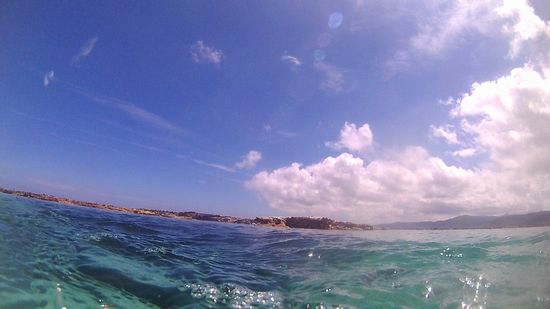 無敵の干潮時間で快晴です