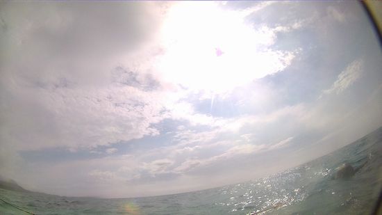 途中からは晴れ間の登場です