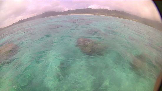 太陽が顔を出すと