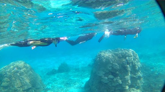 お父さんの準備が整う前に、もうコースを進んでいます